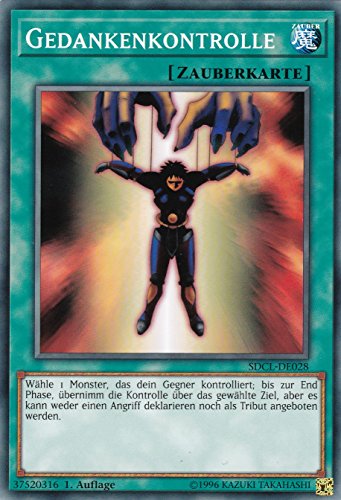 SDCL-DE028‬ - Gedankenkontrolle - Common - DE - im Set mit Ultrapro Toploader - Yugioh von Konami -