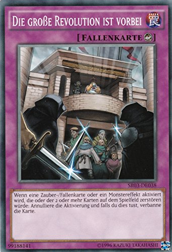 SR03-DE038 - Die große Revolution ist vorbei - Common - DE - im Set mit Ultrapro Toploader - Yugioh von Konami -