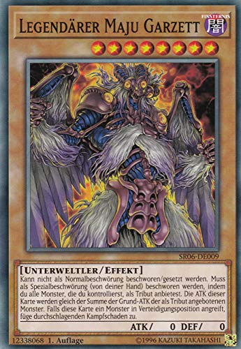 Konami - SR06-DE009 - Legendärer Maju Garzett - Common - DE - im Set mit Ultrapro Toploader - Yugioh von Konami -