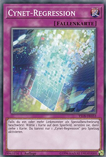 YS18-DE033 - Cynet-Regression - Common - DE - im Set mit Ultrapro Toploader - Yugioh von Konami -