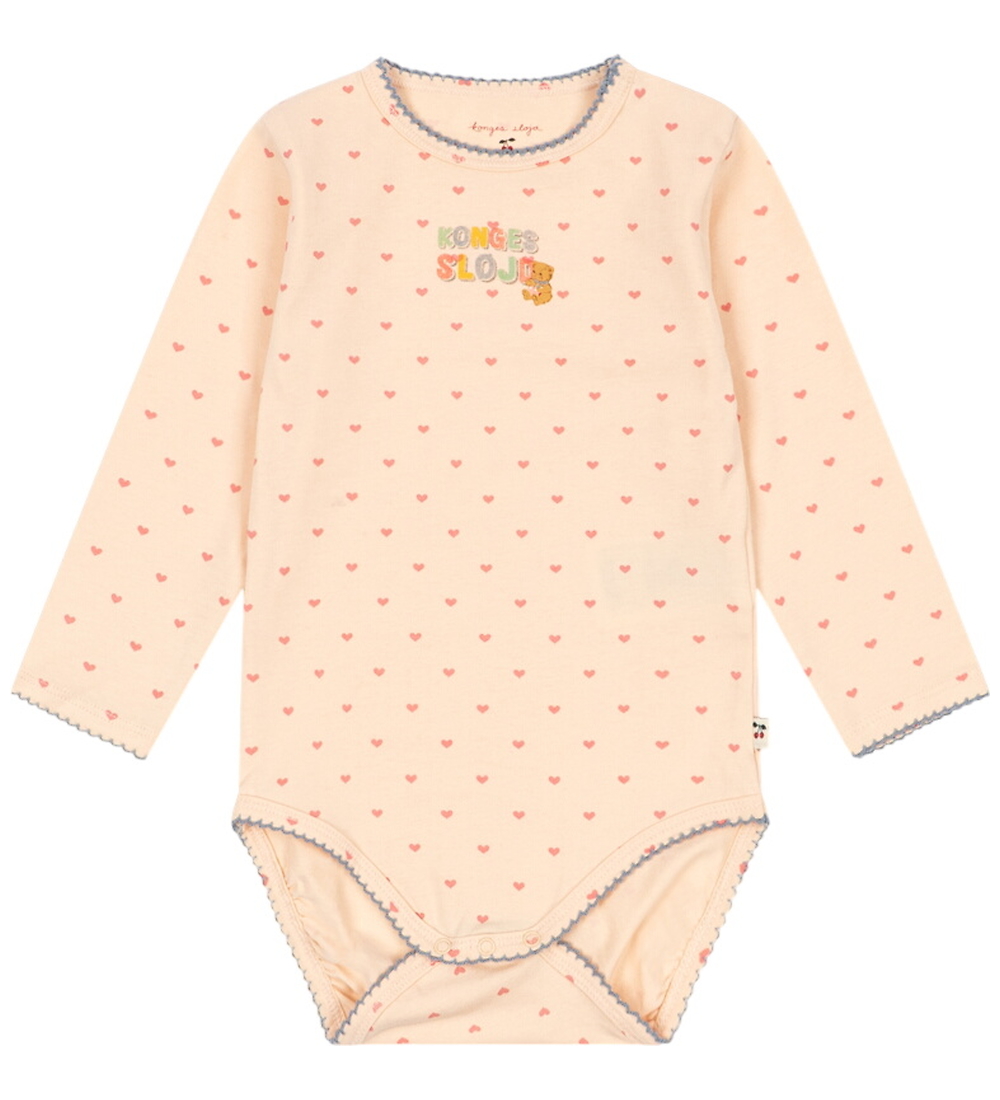 Konges Sløjd Body l/ä - Spitze - Teddy Herz - Konges Sløjd - 74 - Body L/Ä Konges Sløjd Body l/ä - Spitze - Teddy Herz - Konges Sløjd - 74 - Body L/Ä von Konges Sløjd