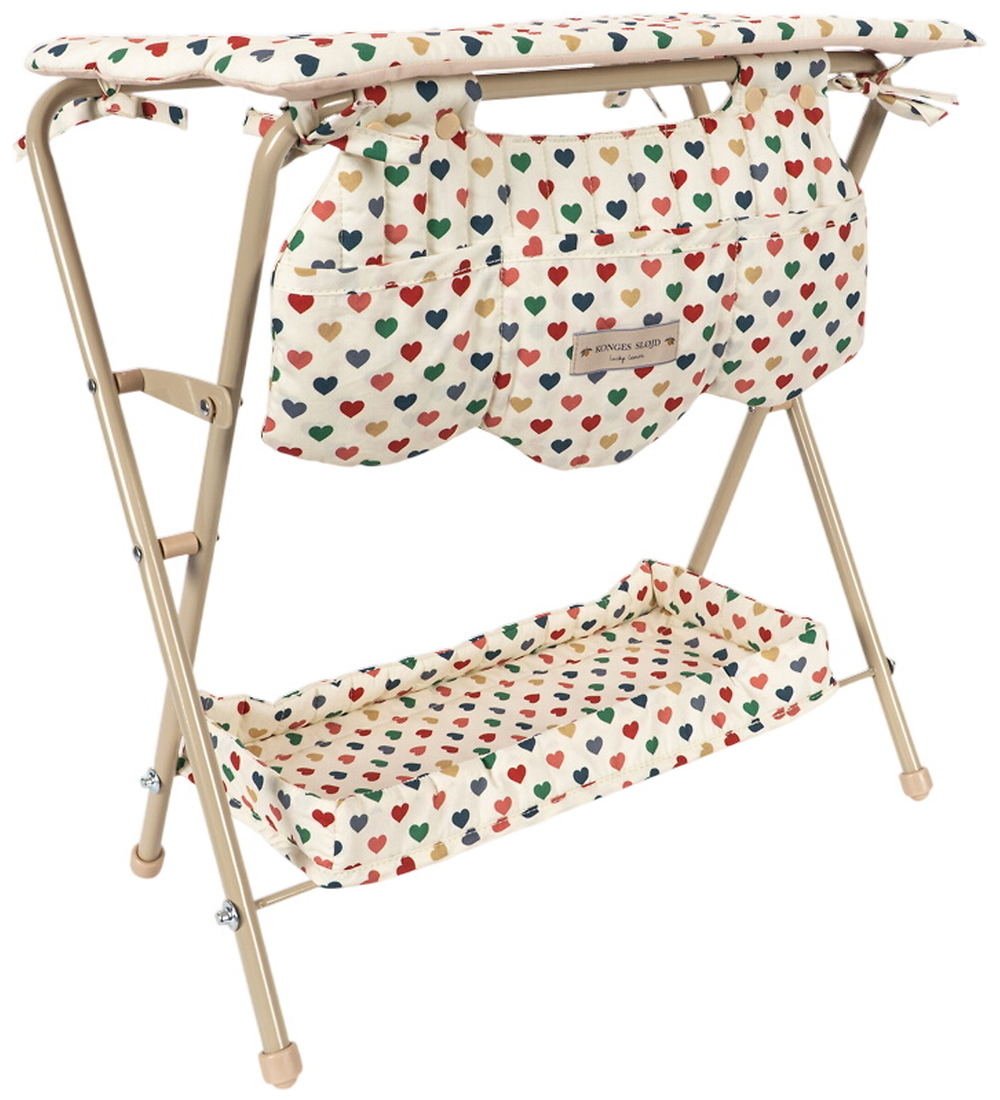 Konges Sløjd Wickeltisch für Puppen - Coeur Coloré - Konges Sløjd - One Size - Puppenzubehör Konges Sløjd Wickeltisch für Puppen - Coeur Coloré - Konges Sløjd - One Size - Puppenzubehör von Konges Sløjd