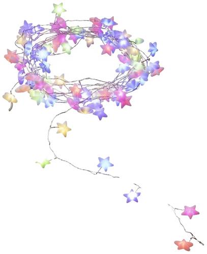 Konstsmide 6435-590 Lichterkette Innen netzbetrieben Anzahl Leuchtmittel 90 LED Mehrfarbig Beleuchte von Konstsmide