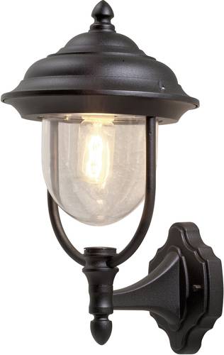 Konstsmide Parma 7223-750 Außenwandleuchte Energiesparlampe, LED E27 75W Schwarz von Konstsmide