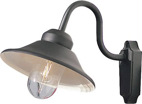 Konstsmide Vega 556-750 Außenwandleuchte Energiesparlampe, LED E27 60W Schwarz von Konstsmide