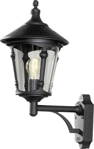 Konstsmide Virgo Up 571-750 Außenwandleuchte Energiesparlampe, LED E27 100W Schwarz von Konstsmide