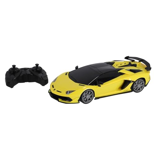 Kool Speed Lamborghini Aventador SVJ Roadster RC Auto 1:16 Gelb | Ferngesteuertes Fahrzeug mit LED-Scheinwerfern & 2,4 GHz Steuerung | Indoor & Outdoor Spielspaß von Kool Speed