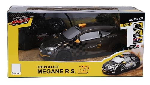 Kool Speed Renault Mégane R.S. N4 1:20 RC Auto | Ferngesteuertes Rallye-Fahrzeug mit Licht- & Soundeffekten & 27 MHz Steuerung | Für Kinder & Sammler von Kool Speed