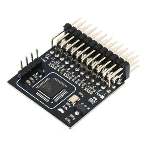 Koolenry Für RC FPV Drohne Fixed Fling Car Boat Quadcopter Compatible CRSF ELRS 2,4G 12CH PWM -Empfänger RX 2400RX PWM/CRSF Expresslrs Bend Pin Koolenry Für RC FPV Drohne Fixed Fling Car Boat Quadcopter Compatible CRSF ELRS 2,4G 12CH PWM -Empfänger RX 2400RX PWM/CRSF Expresslrs Bend Pin von Koolenry