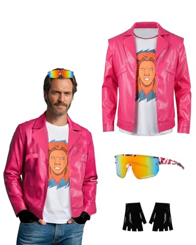 Koongso Erwachsenenkostüm-Set "Trash Man" Garrett – rosa Mantel, ärmelloses Hemd, Handschuhe, Neon-Brille, Spielfilm-Charakter, Garrett, Kostüm für Herren Koongso Erwachsenenkostüm-Set "Trash Man" Garrett – rosa Mantel, ärmelloses Hemd, Handschuhe, Neon-Brille, Spielfilm-Charakter, Garrett, Kostüm für Herren von Koongso