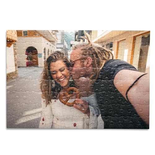 Fotopuzzle selbst gestalten mit eigenem Bild - 120 Teile, 29 x 20 cm - Personalisiertes Fotogeschenk mit Geschenkbox von Kopierladen Karnath GmbH