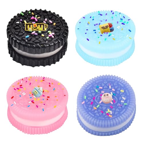 4 Stück Biscuit Stress Relief Toy, Squishy Squeeze Spielzeug, Biscuit Toy für Stress Relief, Stresslindernde Spielzeug für Adults und Children 4 Stück Biscuit Stress Relief Toy, Squishy Squeeze Spielzeug, Biscuit Toy für Stress Relief, Stresslindernde Spielzeug für Adults und Children von Korsaot