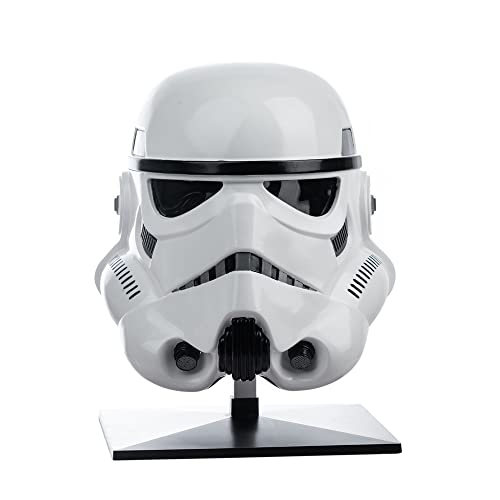 Koshowgic Stormtrooper Helm, Black Series Helm SW Helm Harz Vollkopfmaske Halloween Cosplay Kostüm Deluxe Sammlerstück von Koshowgic