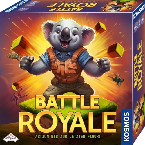 KOSMOS 684037 Battle Royal, Action bis zur letzten Figur! Familienspiel für 2-4 Personen ab 8 Jahren mit besonderen Action-Gimmicks von KOSMOS