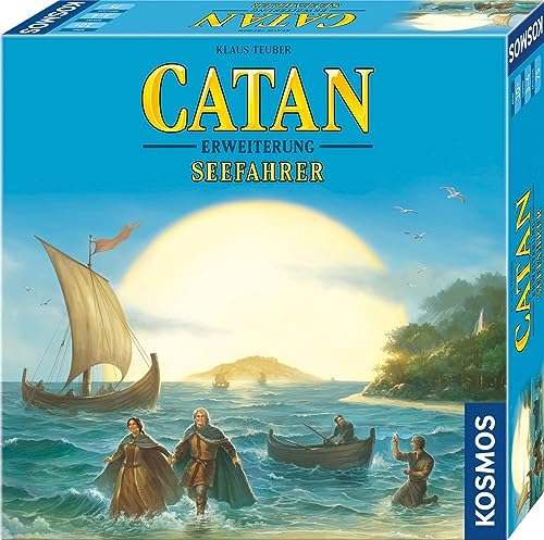 KOSMOS 682705 Catan - Seefahrer, Erweiterung zu Catan - Das Spiel, Brettspiel für 3-4 Personen ab 10 Jahre, Familienspiel, nur spielbar mit Basisspiel, Siedler von Catan von KOSMOS