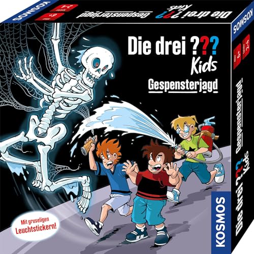 Die DREI ??? Kids Gespensterjagd von KOSMOS 683764, kooperatives Memo Spiel mit Die DREI Fragezeichen Kids, Brettspiel für 2-4 Kinder ab 6 Jahre, White von Die drei