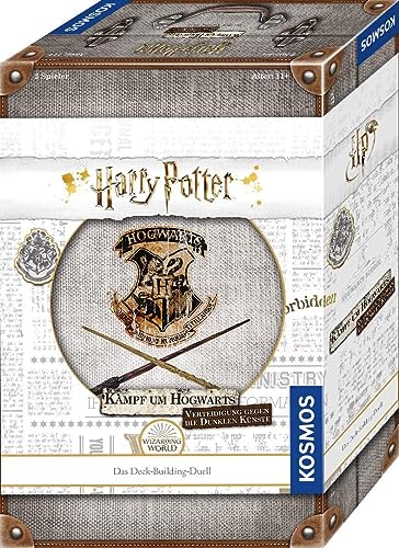 Kosmos 680732 Harry Potter Kampf um Hogwarts - Verteidigung gegen die Dunklen Künste, Harry Potter Spiel für 2 Personen, Deck-Building-Duell für Zwei Spieler von Kosmos