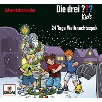 KOSMOS 3336 CD Die drei ??? Kids Adventskalender 24 Tage Weihnachtsspuk von Kosmos