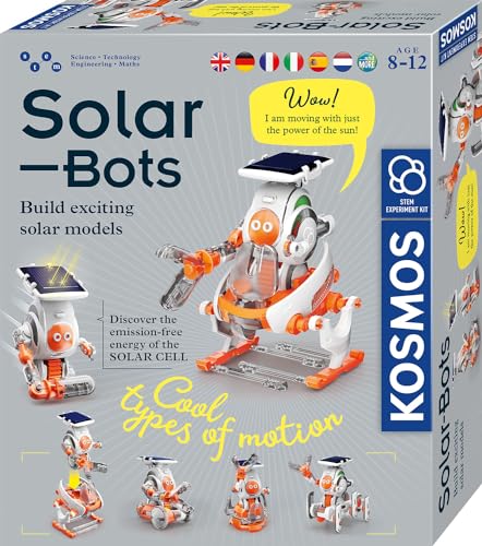 KOSMOS 617417 Solar Bots mehrsprachige Anleitung - Robo-Spaß für Kinder ab 8-12 Jahre, von KOSMOS