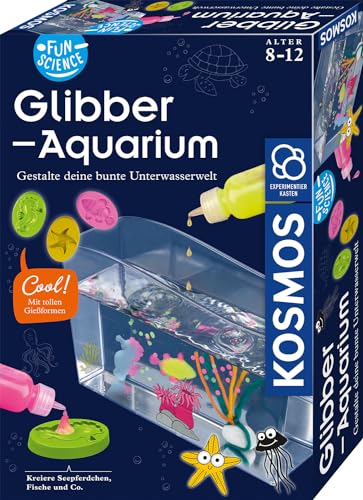 KOSMOS 654320 Fun Science Glibber-Aquarium, Amazon Exclusive, Experimente für Kinder ab 8 Jahre, von Kosmos