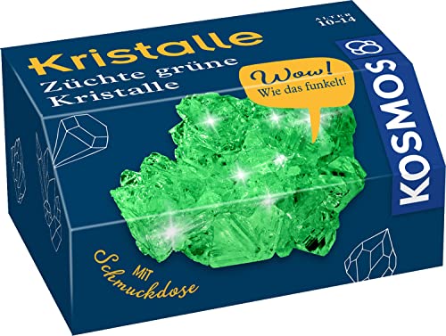 KOSMOS 657956 Grüne Kristalle selbst züchten, Experimentierset für Kinder, Komplett-Set zum Kristalle Züchten inkl. Kleiner Schmuckdose, Mitbringsel für Kinder KOSMOS 657956 Grüne Kristalle selbst züchten, Experimentierset für Kinder, Komplett-Set zum Kristalle Züchten inkl. Kleiner Schmuckdose, Mitbringsel für Kinder von Kosmos