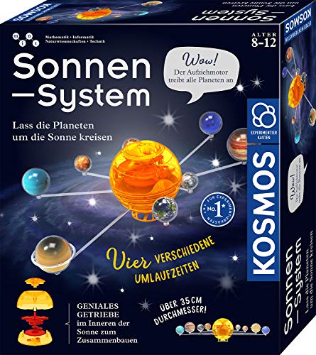 KOSMOS 671532 Sonnensystem, Lass die Planeten um die Sonne kreisen, mechanisches Modell, Experimentierkasten für Kinder ab 8-12 Jahre zu Astronomie, Weltall von KOSMOS