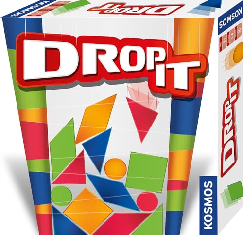 KOSMOS 682071 Drop it, Brettspiel für die Familie, Spiel ab 8 Jahre, Gesellschaftsspiel für 1-4 Personen, jetzt auch in Teams spielbar von Kosmos