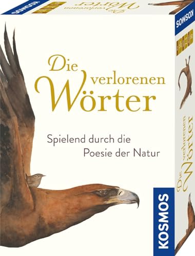 KOSMOS 682132 Die verlorenen Wörter, Spielend durch die Poesie der Natur, Spiel Buch, unterhaltsames Gesellschaftsspiel, ab 10 Jahre, Kartenspiel von Kosmos