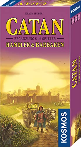 KOSMOS 682781 Catan - Händler und Barbaren Ergänzung für 5-6 Personen, Ergänzung zur Catan Erweiterung "Händler & Barbaren", ab 10 Jahre für 2-6 Personen, Siedler von Catan von Kosmos