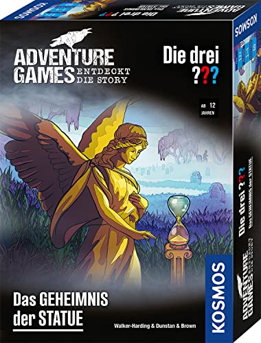 KOSMOS 682835 Adventure Games - Die DREI ??? - Das Geheimnis der Statue, Entdeckt die Story, spannendes Fantasy-Abenteuer-Spiel, Kooperatives Gesellschaftsspiel für 1 bis 4 Personen, ab 12 Jahre von Kosmos