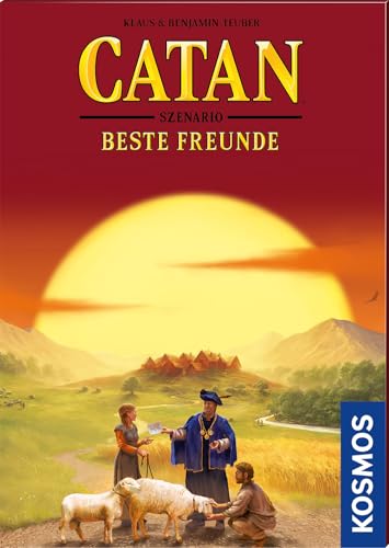 KOSMOS 682934 Catan Beste Freunde, Szenario für Catan - Das Spiel, für 3-6 Personen ab 10 Jahre, Brettspiel Klassiker Siedler von Catan, Gesellschaftsspiel von KOSMOS