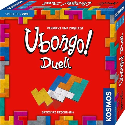 KOSMOS 683184 Ubongo! Duell, Das bekannte Legespiel als Duell, Brettspiel für 2 Personen, ab 8 Jahre, Familienspiel, Gesellschaftsspiel, Geschenk, Mitbringsel für Kinder und Erwachsene von Kosmos