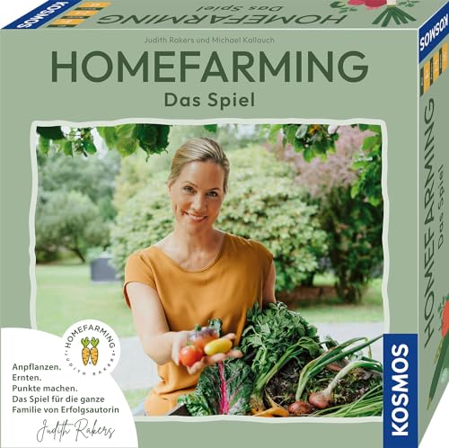 KOSMOS 683450 Homefarming - Das Spiel mit Judith Rakers, Brettspiel für die ganze Familie und Kinder ab 8 Jahren, Geschenk, Familienspiel für 2-4 Personen, Gesellschaftsspiel von KOSMOS