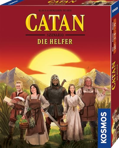 KOSMOS 683566 Catan Die Helfer, Szenario für Catan - Das Spiel, für 3-6 Personen ab 10 Jahre, Brettspiel Klassiker Siedler von Catan, Gesellschaftsspiel von Kosmos