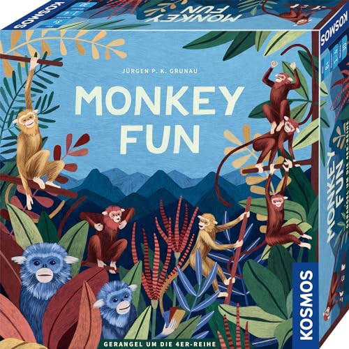 KOSMOS 683740 Monkey Fun, spannendes und schnelles Familienspiel für 1-4 Spielerinnen und Spieler ab 8 Jahren von Kosmos