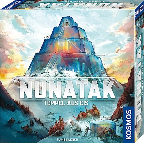 KOSMOS 683801 Nunatak - Tempel aus EIS, Familienspiel, Cooler 3D Aufbau, 3D-Spielsteine in EIS-Optik, Strategiespiel, Brettspiel, Gesellschaftsspiel von Kosmos