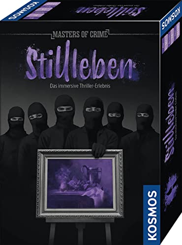 KOSMOS 683870 Masters of Crime Stillleben - Immersives Thriller-Erlebnis, Krimi Spiel Tatort Escape Game für Erwachsene Rätselspiel Detektiv Crime Exit Spiel Fall Escape Room Spiel Krimispiel von Kosmos