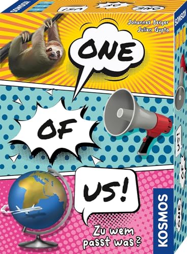 KOSMOS 683993 One of Us - Zu WEM passt was? kooperatives Partyspiel für 3-7 Personen ab 8 Jahre, lustiges Kartenspiel, Gesellschaftsspiel, Brettspiel von KOSMOS