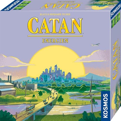 KOSMOS 684365 Catan - Energien, eigenständiges Grundspiel für 3-4 Personen ab 12 Jahren, Brettspiel-Klassiker Siedler von Catan, Strategiespiel, Gesellschaftsspiel von Kosmos