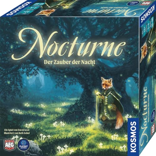 KOSMOS 684945 Nocturne Der Zauber der Nacht, Brettspiel mit innovativem Bietmechanismusfür 1-4 Personen von KOSMOS