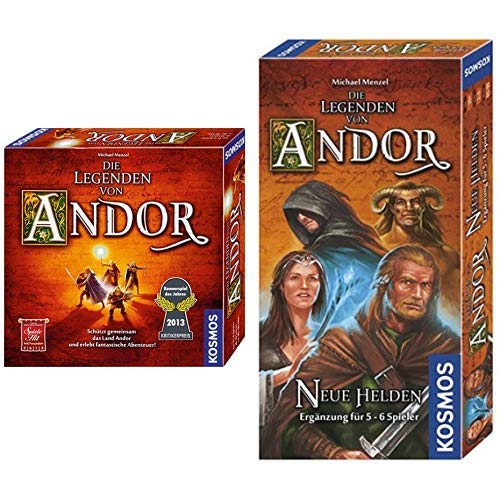 KOSMOS 691745 - Die Legenden von Andor, Kennerspiel des Jahres 2013 & 692261 - Die Legenden von Andor, neue Helden von Thames & Kosmos