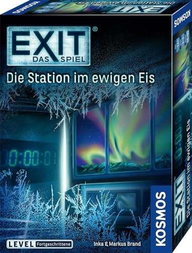 KOSMOS 692865 EXIT® - Das Spiel - Die Station im ewigen Eis, Level: Fortgeschrittene, Escape Room Spiel, EXIT Game für 1-4 Spieler ab 12 Jahre, einmaliges Gesellschaftsspiel von Kosmos