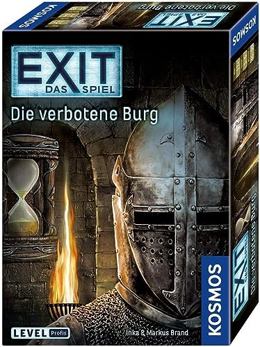 KOSMOS 692872 EXIT - Das Spiel - Die verbotene Burg, Level: Profis, Escape Room Spiel, EXIT Game für 1-4 Spieler ab 12 Jahre, ein einmaliges Gesellschaftsspiel von Kosmos