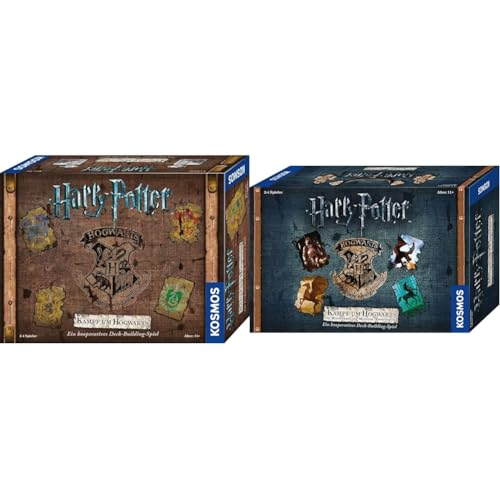 Kosmos Harry Potter Kampf um Hogwarts + Erweiterung Monsterbox, Bundle mit Erweiterung, das kooperative Harry Potter Spiel für 2-4 Personen ab 11 Jahre, 7 Schuljahre von Kosmos