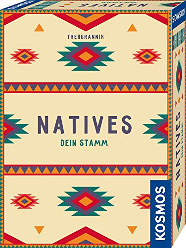 KOSMOS 695033 Natives - Dein Stamm, Kompaktes Kartenspiel mit einfachen Regeln und taktischer Raffinesse, Spiel-Spaß für 2-4 Spieler ab 10 Jahren, Brettspiel von Kosmos