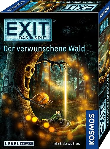 KOSMOS 695149 EXIT - Das Spiel - Der verwunschene Wald, Level: Einsteiger, Escape Room Spiel, EXIT Game für 1 bis 4 Spieler ab 10 Jahre, EIN einmaliges Gesellschaftsspiel von Kosmos