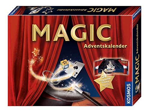 KOSMOS 698867 - MAGIC Zauber Adventskalender 2019, Spannende Zaubertricks und Zauber-Utensilien für die Adventszeit, Spielzeug Adventskalender zum Zaubern für Kinder ab 8 Jahren von Kosmos