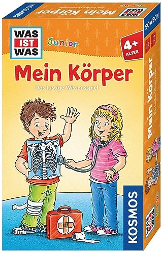 KOSMOS 711498 was ist was Junior - Mein Körper, Lernspiel für 2-4 Kinder ab 4, Reisespiel, Kinderspiel, Geburtstagsgeschenk, Mitbringsel von Kosmos