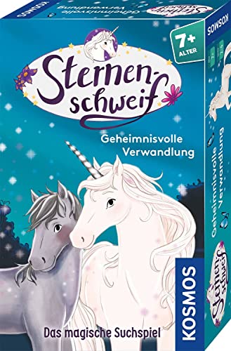 KOSMOS ‎712648 Sternenschweif - Geheimnisvolle Verwandlung, Mitbrinspiel für Kinder ab 7 Jahre, Kinderspiel zur beliebten Kinder-Buchreihe zum bezaubernden Einhorn von Kosmos