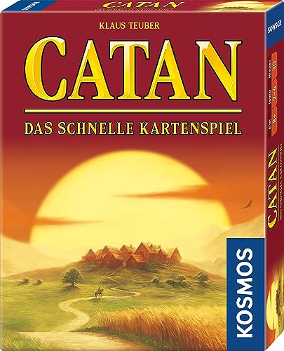 KOSMOS 740221 CATAN - Das schnelle Kartenspiel für 2-4 Personen ab 10 Jahren, Siedler von Catan Kartenspiel von Kosmos